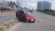 Speeding Car Overturns on JNTU Flyover; Two Foreign Students Detained for Questioning