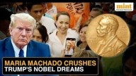 ‘I have no words’: The moment Maria Machado finds out she won Nobel Peace Prize