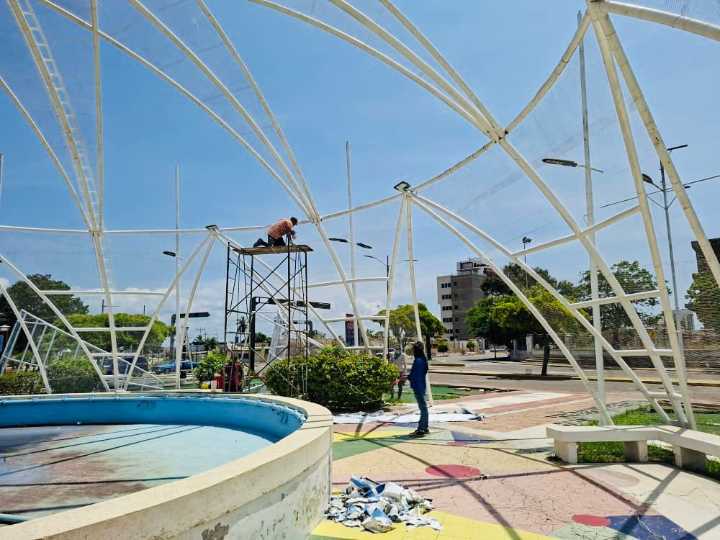 ¡La Navidad ilumina Bella Vista: Preparativos para un encendido mágico!