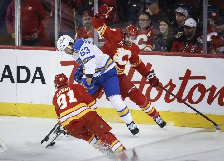 Neighbours scores twice for St. Louis Blues in 4-2 win over Calgary Flames – Winnipeg Free Press