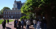 National parks will remain 'generally' open during the shutdown, but Liberty Bell doors are closed