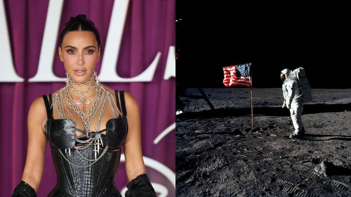 Contundente respuesta de la NASA a la modelo Kim Kardashian tras asegurar que el alunizaje "no ocurrió"