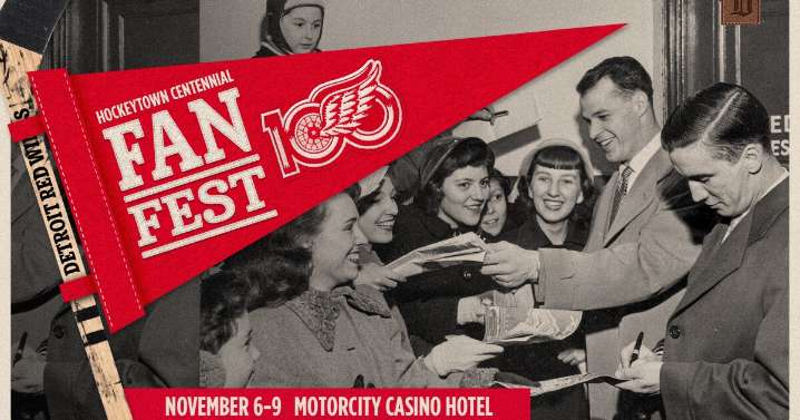 Red Wings gear up for Hockeytown Centennial FanFest; here's what to know