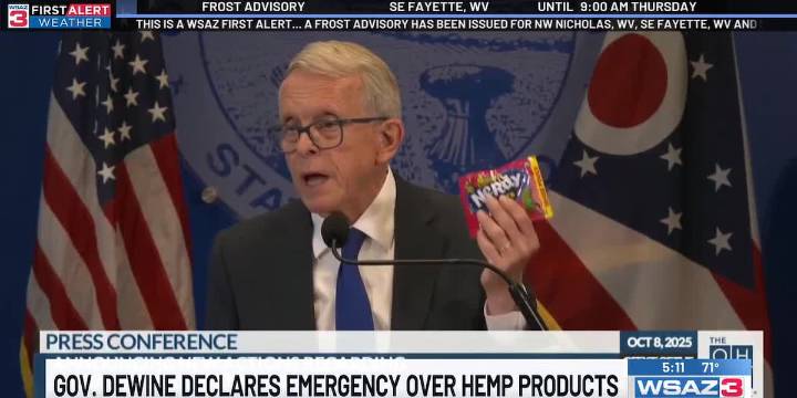 Gov. DeWine declares emergency over hemp products