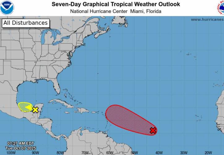 Clima en Cancún: pronostican más lluvias y tormentas eléctricas por zona de baja presión