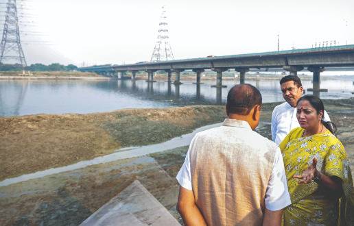 CM Rekha Gupta inspects preps for ‘Chhath Mahaparv’ at Vasudev Ghat