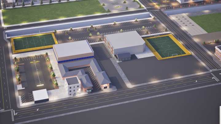 Jacobs Entertainment pitching new sports fields downtown