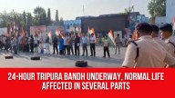 24-Hour Tripura Bandh Underway, Normal Life Affected in Several Parts