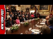 Trump Scolds Media for Nearly Breaking 400 Year Old Mirror