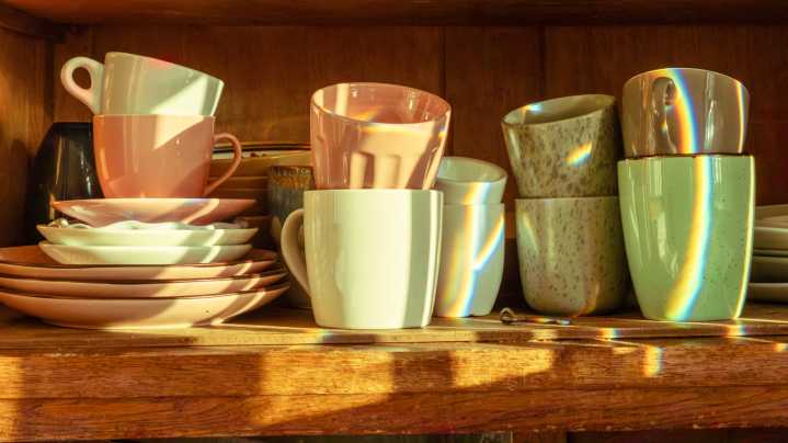 The Fun Coffee Mug Storage Solution That Adds A Pop Of Personality To Your Kitchen