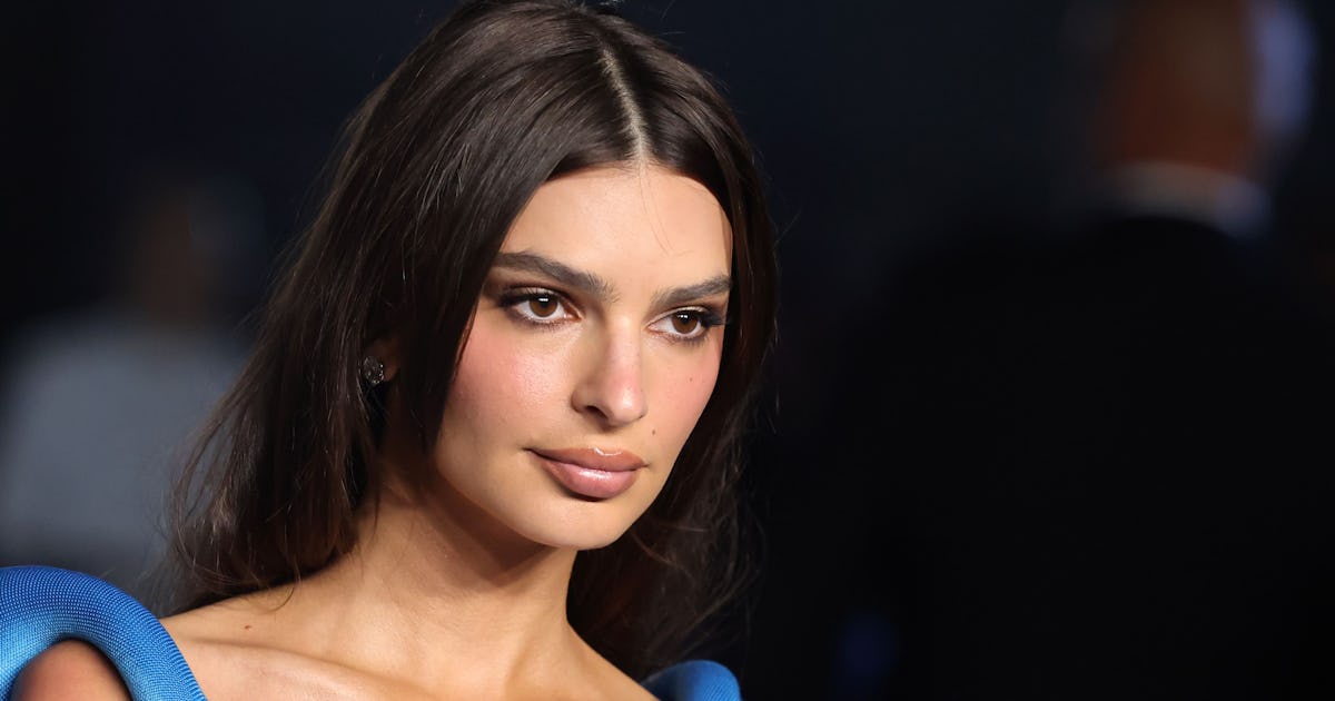 Emily Ratajkowski Freed The Nip In A Sheer T