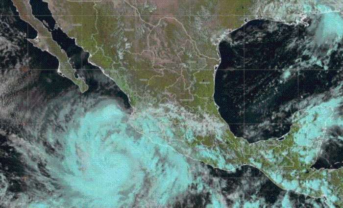 “Priscilla” se intensifica a huracán categoría 1 frente al Pacífico