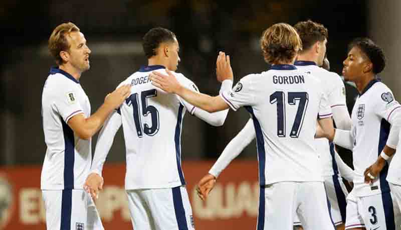 Mundial 2026: Inglaterra golea 5-0 a Letonia y es la 1ra. clasificada de Europa