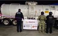 Autoridades de Ecatepec y Marina aseguran pipa con huachicol