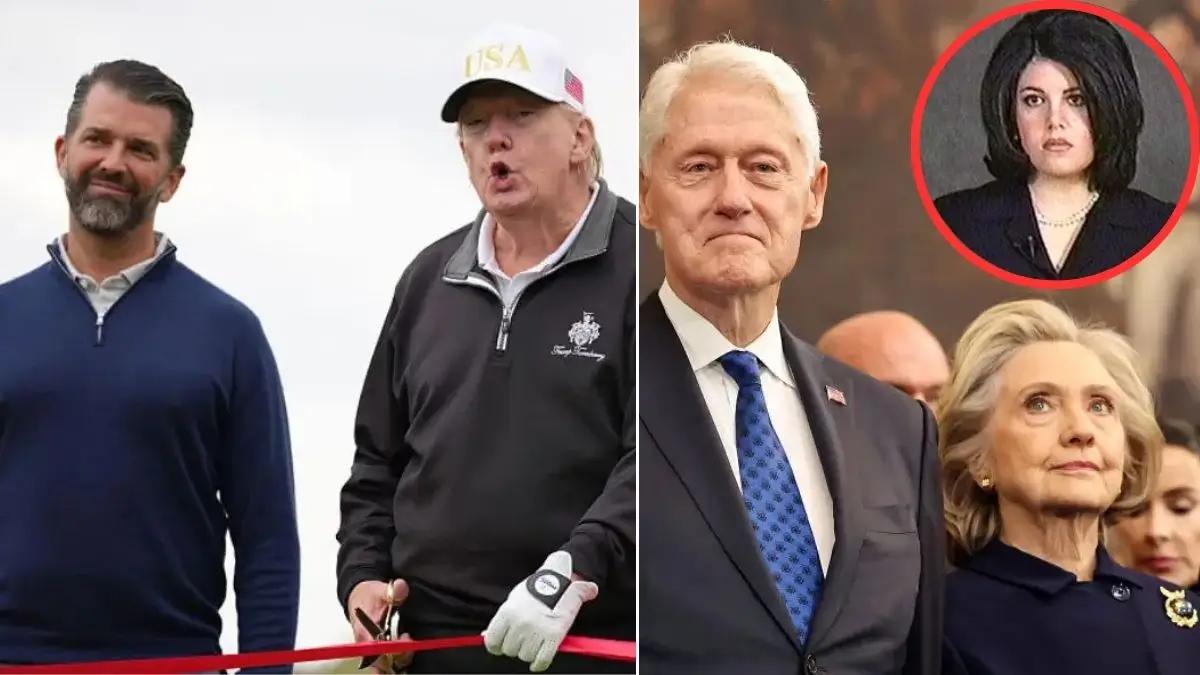 'Monica Ring a Bell?’: Donald Trump Jr. and Chelsea Clinton’s Online Clash Heats Up as Their Parents’ Notorious Scandals Get Thrown Back Into the Mix