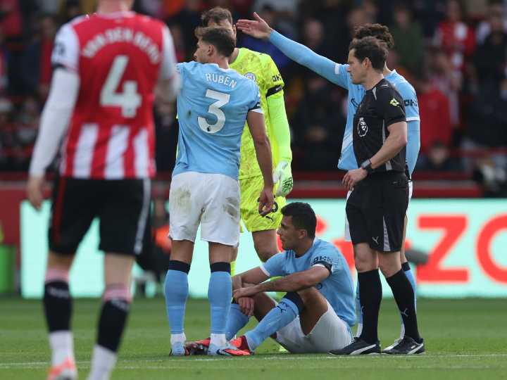 Rodri prende las alarmas en el Manchester City