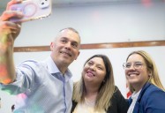 Los candidatos a diputados nacionales Gisella Martínez y José Daniel Álvarez encabezaron un encuentro con trabajadores y gremios