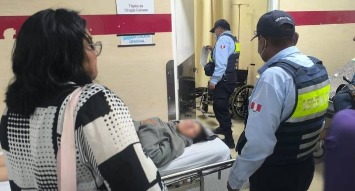 Arequipa: Tres niñas resultaron heridas tras caer de tobogán inflable en Miraflores