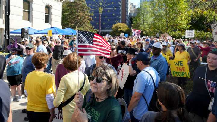 Immigration, free speech, redistricting animate 'No Kings' protest