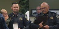Springville police officers honored for response to high school gun incident