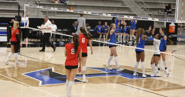 PHOTOS: Hebron defends home court with sweep over Marcus