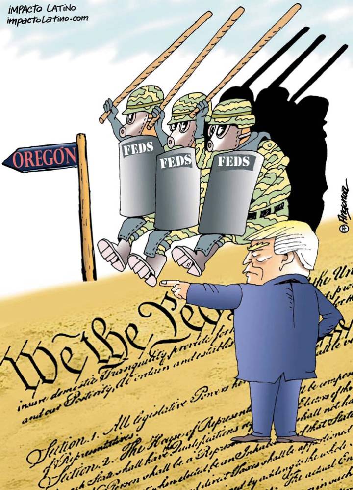 Trump y su lucha con la Guardia Nacional