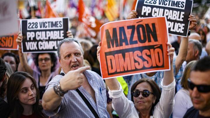Manifestación por el año de la dana este sábado en Valencia: "No se han asumido responsabilidades"