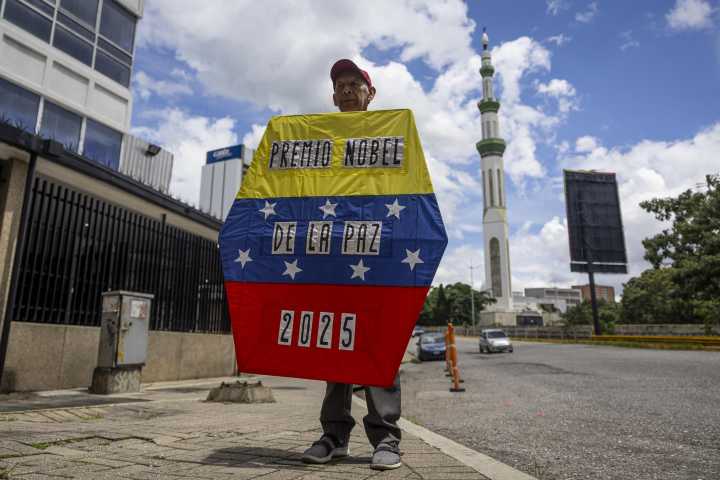María Corina Machado acepta el Premio Nobel de la Paz 2025 y lo dedica a “cada venezolano”