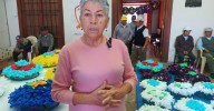 Hogar de Ancianos elabora y pone a la venta coronas florales por Todos los Santos