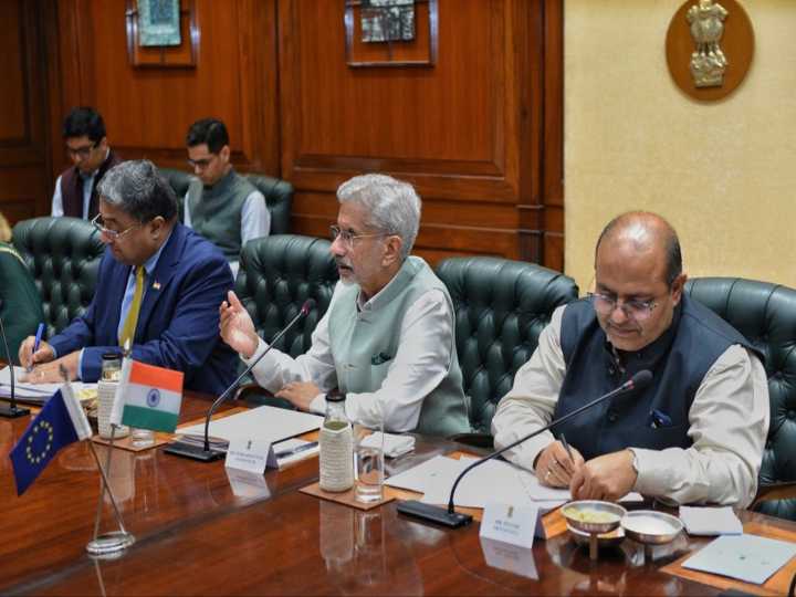 Jaishankar meets EU trade delegation
