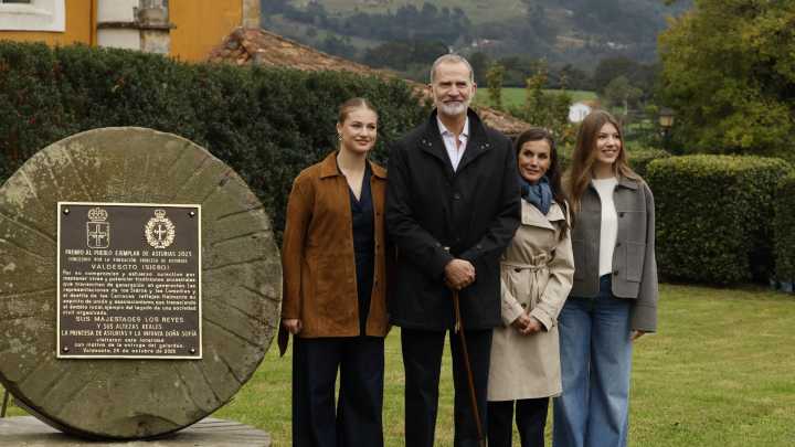 Sidra, tortos y una petición de mano para la Princesa de Asturias: "Vaya día precioso que nos habéis regalado"