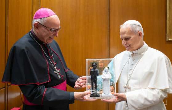 El arzobispo de Caracas tuvo una reunión con el papa León XIV