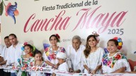 Mara Lezama celebra Fiesta de la Cancha Maya e inaugura nueva secundaria en Tulum