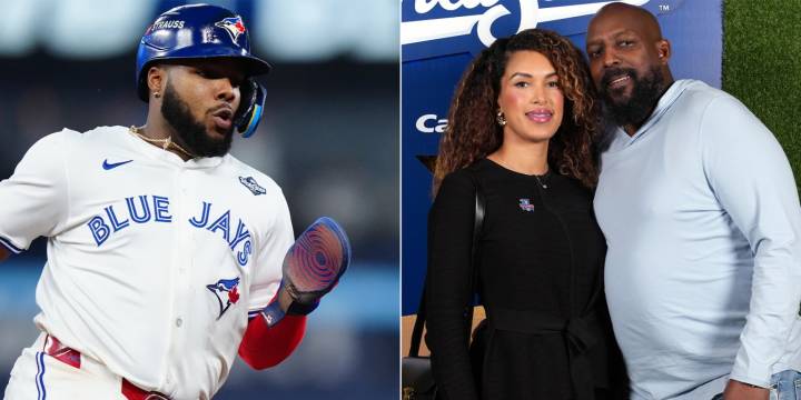 Vladimir Guerrero Sr. watches son's first World Series game