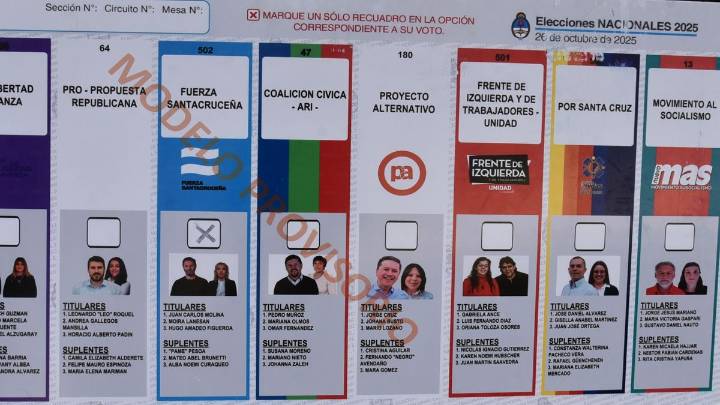 En Santa Cruz se renuevas 3 bancas de diputados