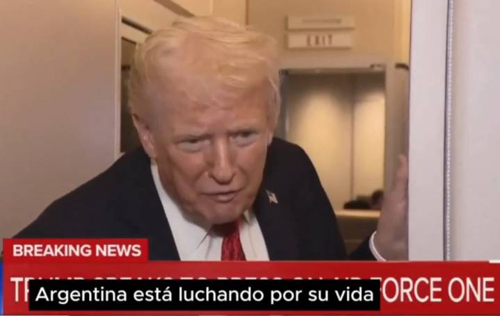 Otra intervención de Donald Trump con un duro mensaje sobre Argentina