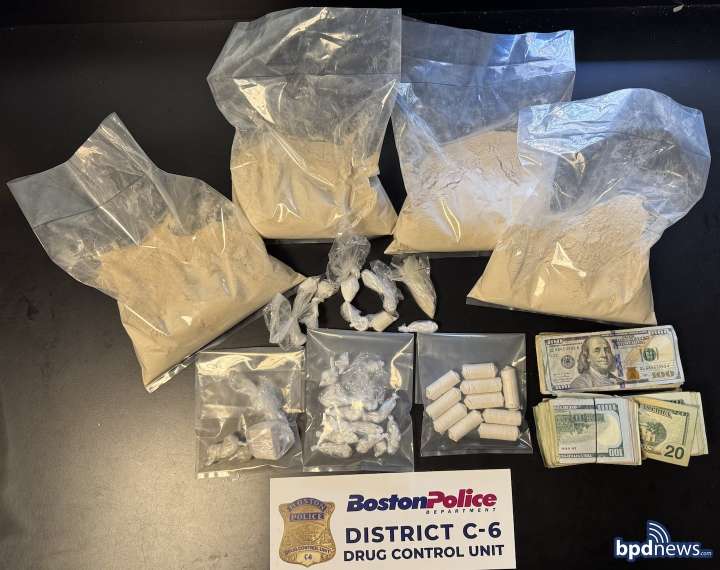Two men arrested on drug charges; police seize 3 kilos of fentanyl in Dorchester  raid