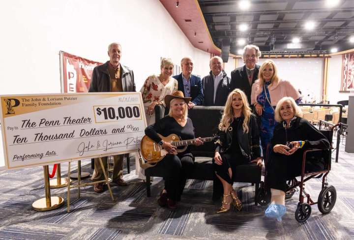 John & Loriann Putzier Family Foundation donates $10,000 to the Penn Theater
