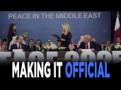 WATCH: Trump, World Leaders Sign Peace Documents To End Fighting In Gaza