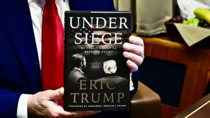 Trump hails son Eric's new book ‘Under Siege’