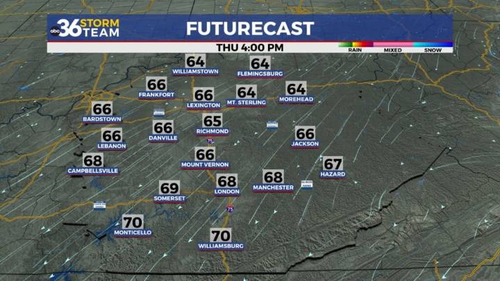More fall-like temperatures with quiet weather into the late week