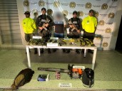 Policía Nacional captura a hombre con arsenal ilegal y recupera objetos robados en San Carlos de Guaroa