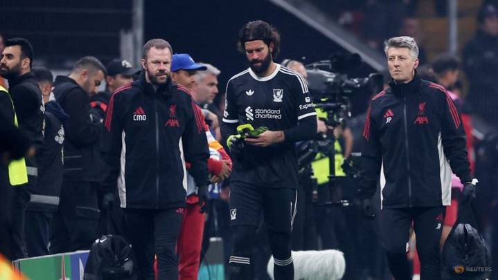 Isak, Alisson unlikely for Liverpool's clash against Villa