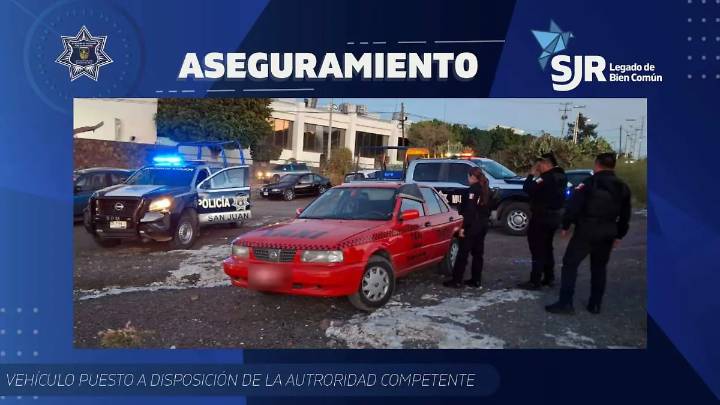 Recuperan taxi que fue robado