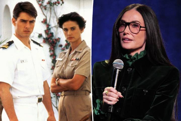 Demi Moore says Tom Cruise was 'embarrassed' by her pregnancy during 'A Few Good Men' filming