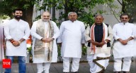 Bihar polls: BJP and JD(U) get 101 seats each, Chirag 29, Manjhi and Kushwaha 6 each