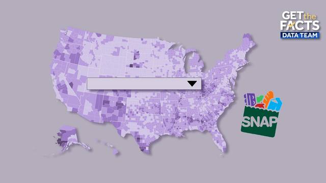 More than 11% of households receive SNAP benefits, data shows