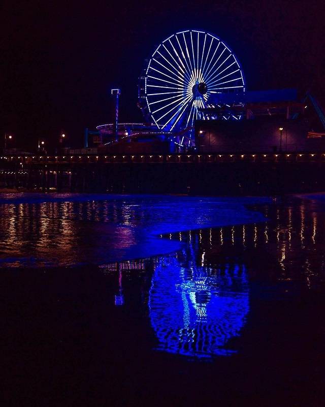Santa Monica’s Pacific Wheel to Shine Dodgers Blue for World Series Games