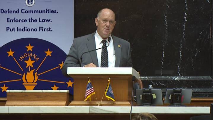 'We're going to send a message to the whole world' | Trump’s border czar visits Indiana Statehouse to talk immigration