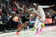 Deadspin | Mercury in daunting yet familiar hole down 1-0 to Aces
